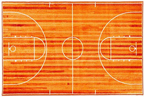 Basketball Rug 4x5, Watercolor Tie Dye Hip Hop Style Carpet, Colorful  Basketball Games Indoor Floor Rug, Balls Theme Decorative Rug Gradient Game