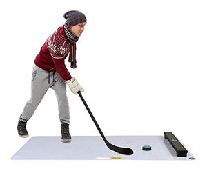 Hockey Revolution My Shoot PAD Hockey Shooting Board Plus Passer - Professional-Grade Practice Surface with Rebounder for Passing & Stickhandling - Portable Sports Training Equipment - 30" x 60"