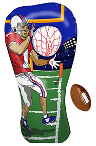 Inflatable Football Toss Target Party Game, Sports Toys Gear and Gifts for Kids Boys Girls and Family