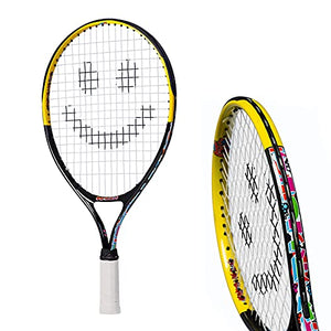 Street Tennis Club Tennis Rackets for Kids, 19-Inch, Black/Yellow